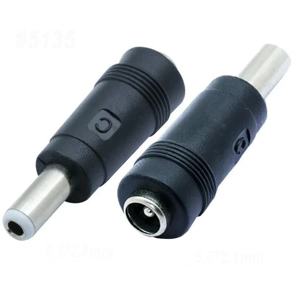 Dc 2.1 Mm Dişi / 2.5 Mm Erkek Çevirici Jack Fiş ürün görseli 1