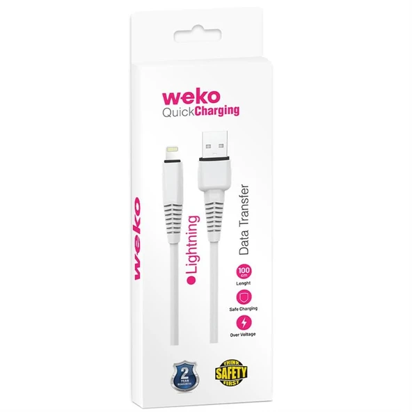 Weko WK-22022 USB To Lightning Telefon Şarj Kablosu - 3