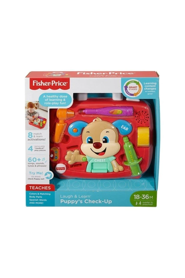 Fisher-Price Eğlen & Öğren Yaşa Göre Gelişim Köpekçik Doktorda (Türkçe ve İngilizce) Doktor Seti