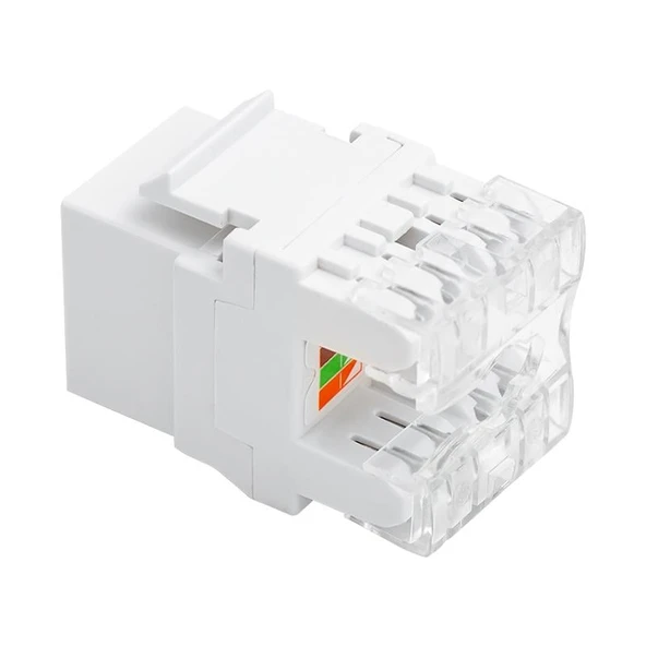 Rj45 Cat6 Şase 180 Derece Keystone Jack - Resim 3