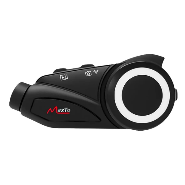 Powermaster Maxto M3 Kameralı Motosiklet Bluetooth Intercom Kulaklık - 2