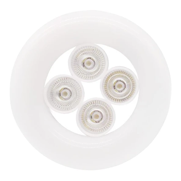 Powermaster Beyaz E27 Duy 48 Watt 4Lü Ufo Led Lamba KK-902 ürün görseli 1