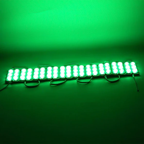 Powermaster 24 Volt 3 Watt Yeşil 3030 Modül Led 75*40 - 2