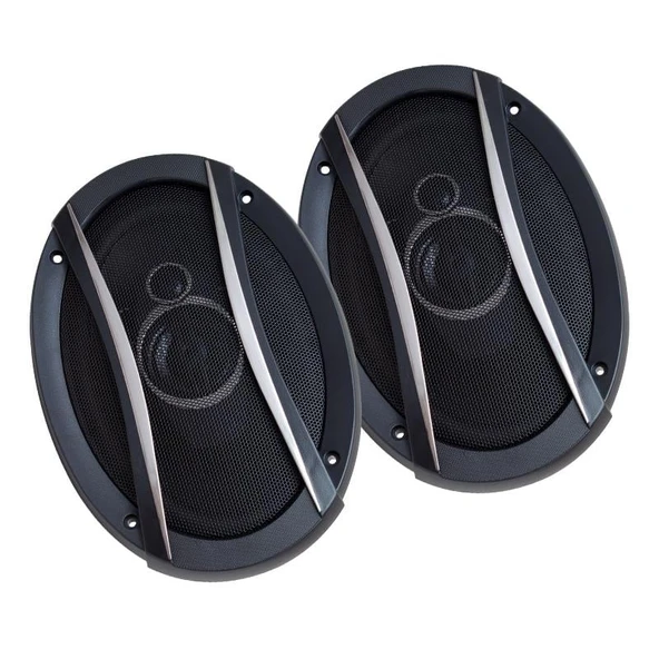 Leone HR-6935TW 1250 Watt 6 X 9 Kapaklı Çiftli Takım Oval Hoparlör - 1