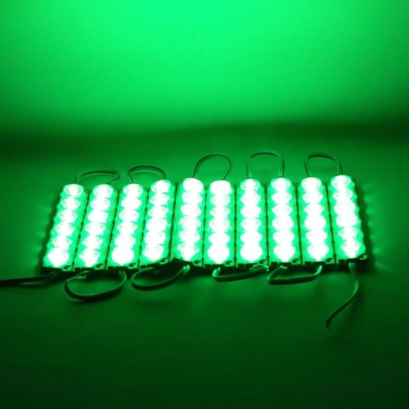 Powermaster 24 Volt 3 Watt Yeşil 3030 Modül Led - 2