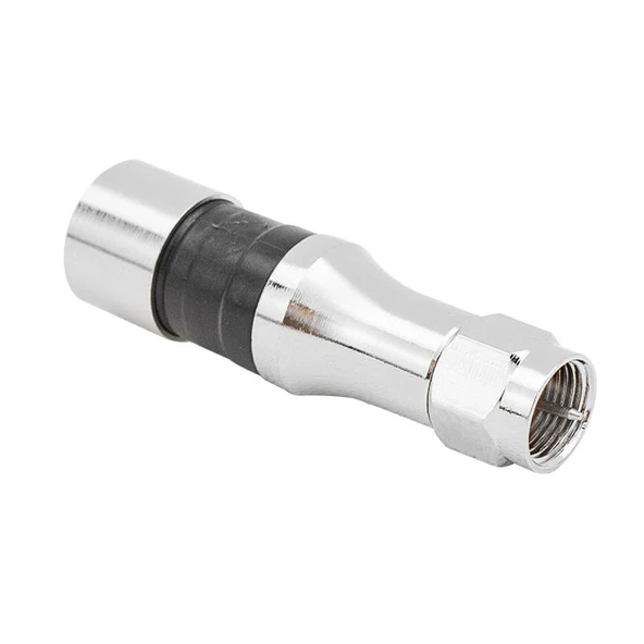 RG 11 F Konnektör Pres Sıkmalı Kompression İnce Boğazlı İğneli ürün görseli 1