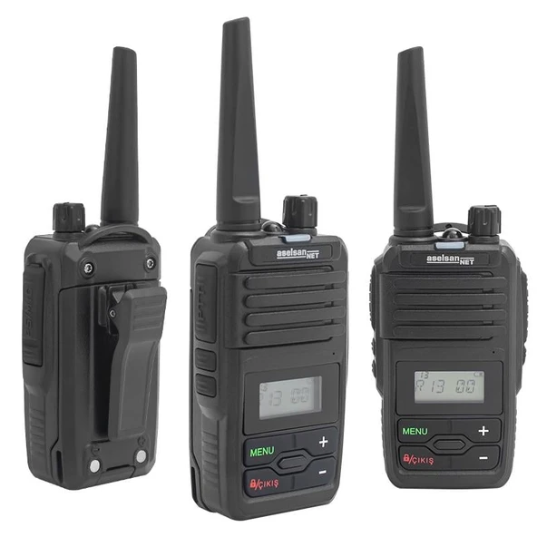 Aselsan A446T 16 Kanal 12 Km Menzil Ekranlı Tekli Set El Telsizi