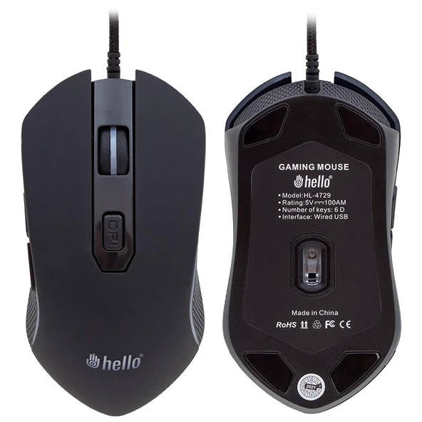 Hello HL-4729 Kablolu Oyuncu Gaming Mouse - 2