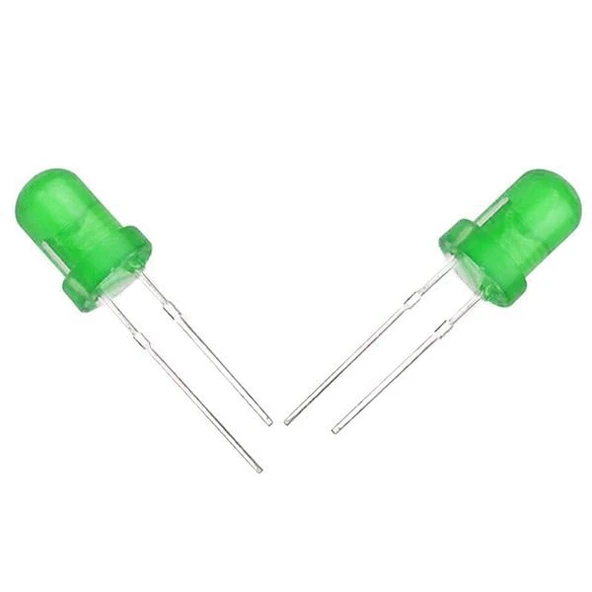 Halmet Mantar Led 5Mm Yeşil Mat ürün görseli 1