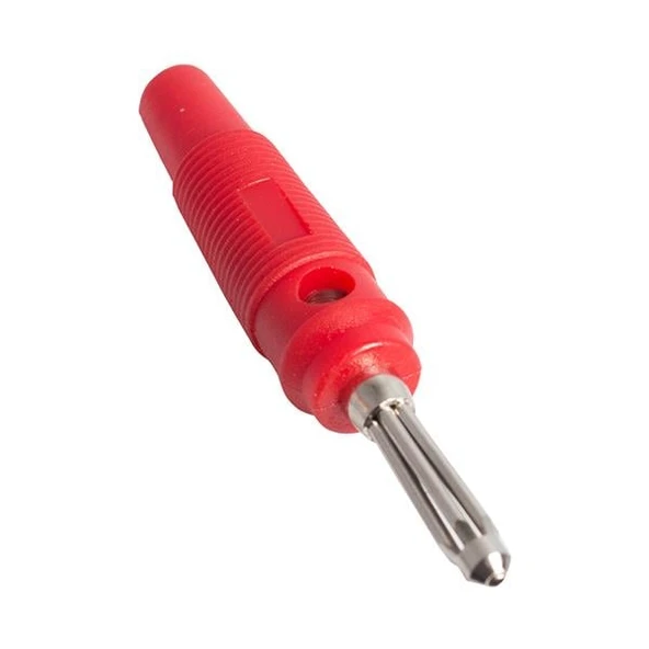 Powermaster Fiş Banan Silikonlu Jack Kırmızı (IC-238B) ürün görseli 1