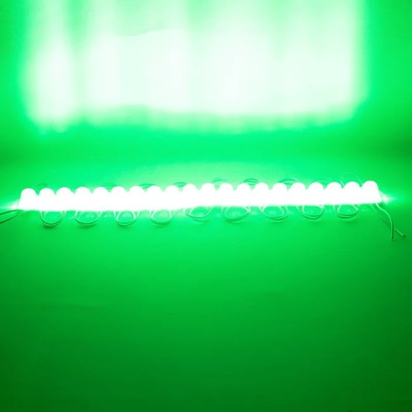 Powermaster 12 Volt 1.5 Watt Yeşil 2835 85 X 73 Mm IP65 240 - 260 Lümen 180 Derece Modül Led - 2