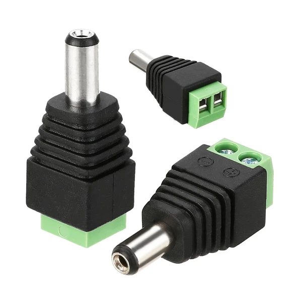 Powermaster 5.5X2.1 Mm Power Erkek Konnektör