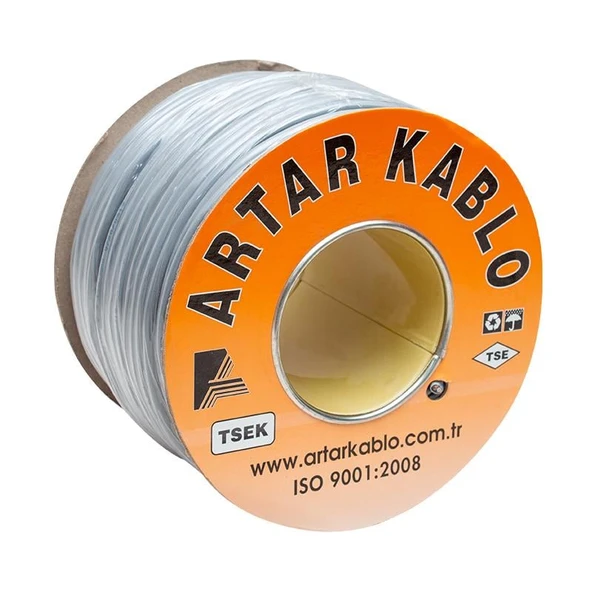 Artar 2X1.5 Mm Liycy 100 Metre Bakır Hoparlör Kablosu