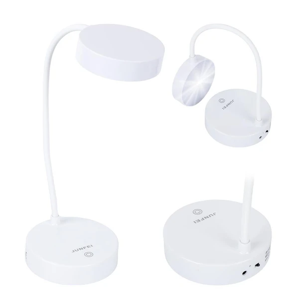 Powermaster JF-1631 20 LED'li 2.5 Watt Şarjlı Esnek Masa Lambası - Dokunmatik Ve USB Şarjlı