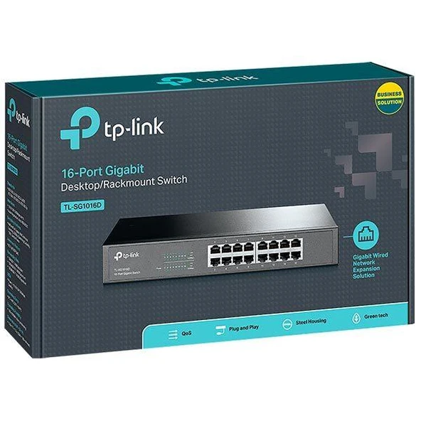Tp-Link TL-SG1016D 16 Port Gigabit Ethernet Switch - 3