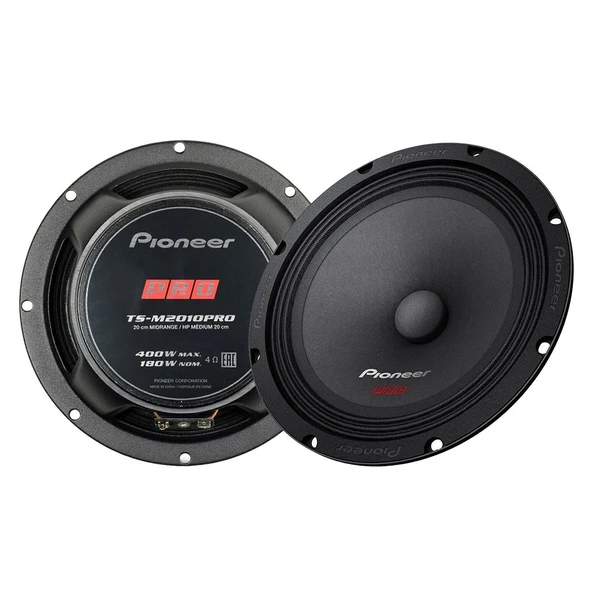 Pioneer TS-M2010PRO 400 Watt 20Cm Midrange Oto Hoparlör (2Li Paket)