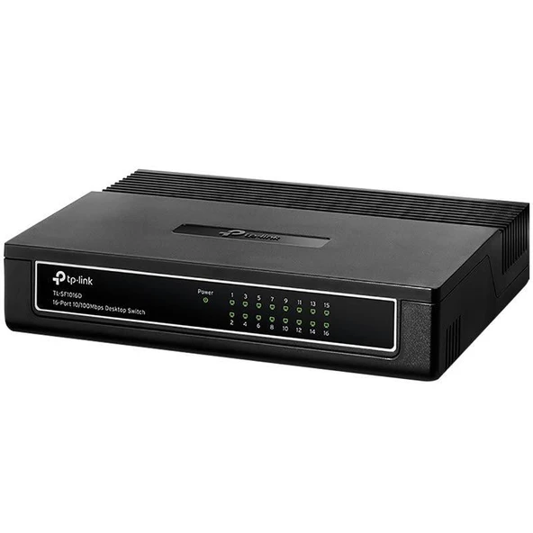 TP-Link TL-SF1016D 16 Port 10-100 Mbps Ethernet Switch - 4