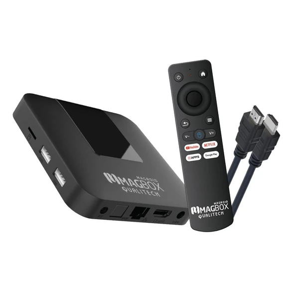 Magbox Magroid Qualitech 32GB HDD - 2GB Ram 2.4G H313 CPU Android TV Box
