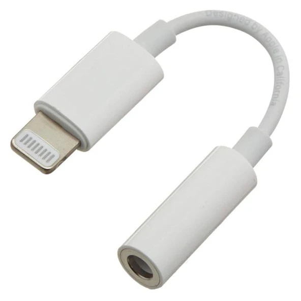 Powerway AC03 Lightning TO 3.5Mm Stereo AUX Kulaklık Jack Çevirici Kablo (90Mm)