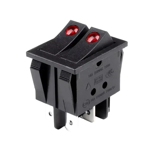 Powermaster IC-102 İkili Işıklı Mercekli Anahtar