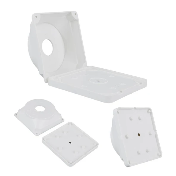 HBF J5000 Dış Mekan Kamera Montaj Kutusu Kare Buat Ve Taban