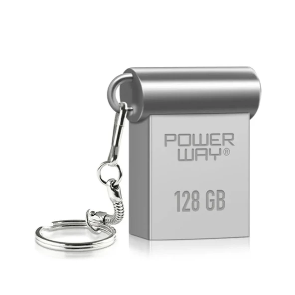 Powerway Mini 128GB Metal Mini USB 3.0 Flash Bellek Yüksek Hızlı - 2