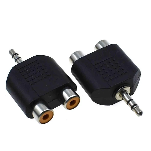 Powermaster 2 RCA Dişi-3.5 Mm Stereo Erkek Çevirici Jack ürün görseli 1
