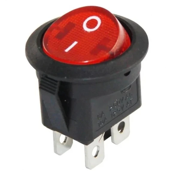 IC-131-4 Yuvarlak Işıklı On-Off Anahtar 4P ürün görseli 1