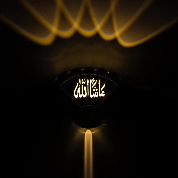 Powermaster PM-24454 3000K Maşallah Arapça Üçgen Dekoratif LED Duvar Aplik - 3