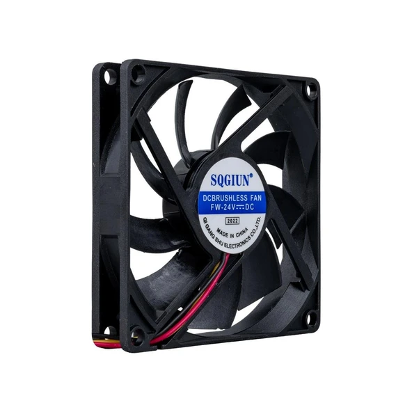 Powermaster IC-216A 3P Kablolu 80X80X15 24Volt Fırçasız DC Fan - 2