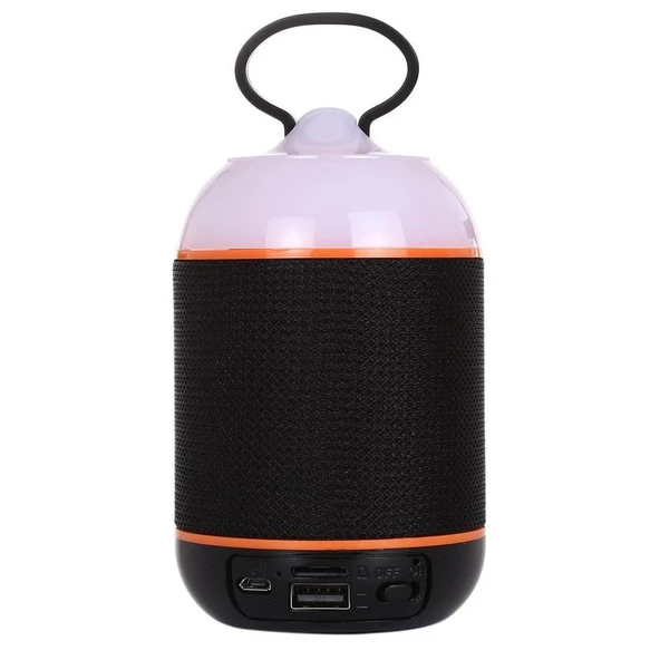 TG TG605 USB/SD/FM/Bluetooth Destekli Taşınabilir Led Işıklı Wireless Hoparlör - Speaker - 3