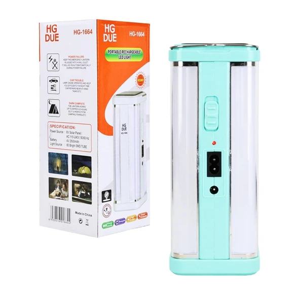 Powermaster Solarlı Ve Şarjlı Işıldak 80 Smd Ledli HG-1664 - Resim 3