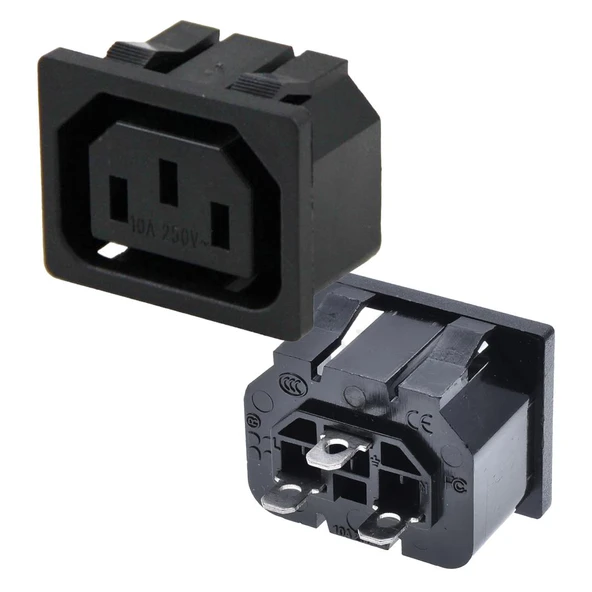 IC-212D C15 Power Soket Dişi Kulaksız AS-04F ürün görseli 1