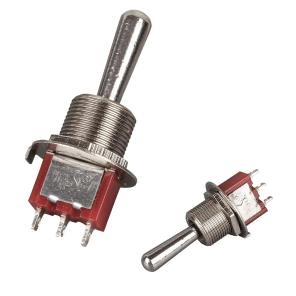 IC-148F 3 Pin Ø12mm On-Off-On Toggle Switch MTS-103L - 3
