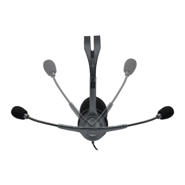 Logitech H111 Stereo Siyah Kulaklık - Resim 3