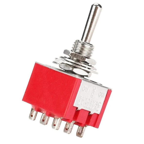 IC-148B  9 Pin On-Off Ø6mm Toggle Switch MTS-303 - 3
