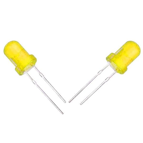 Halmet Mantar Led 4.8Mm Sarı