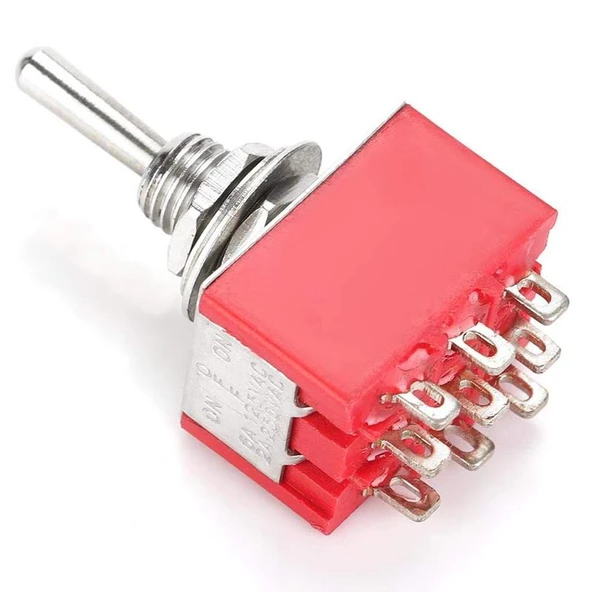 IC-148B 9 Pin On-Off Ø6mm Toggle Switch MTS-303 - 2