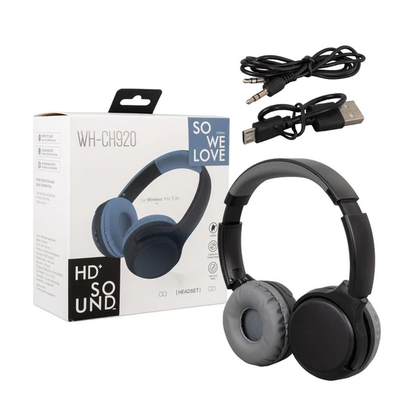 Magicvoice WH-CH920 Kablosuz Bluetooth Kulaküstü Tasarım Kulaklık - 4