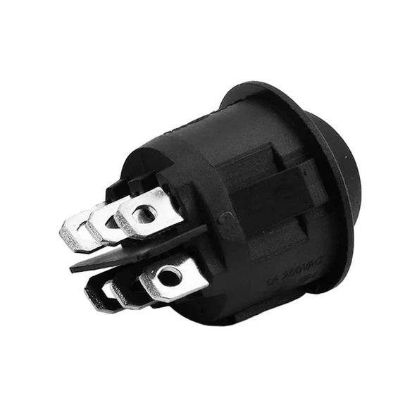 IC-134-6 Yuvarlak On-Off-On 6P Switch Anahtar - Resim 2