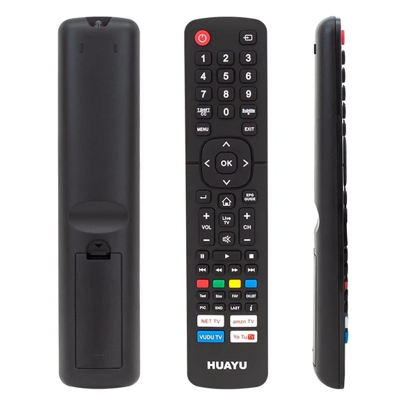 Huayu URC1530 Hisense Netflix-Youtube-Amazon Tuşlu Universal LCD-LED Tv Kumandası