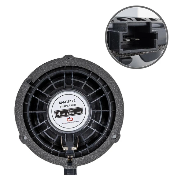 Magicvoice MV-GG172 6'' 16 Cm 4 Ohm Max 120 Watt Oto Hoparlör Tekli (Citroen) - 2