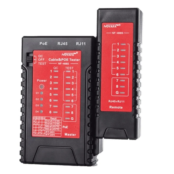 Noyafa NF-468S RJ45-RJ11-Poe Kablo Test Cihazı - 3
