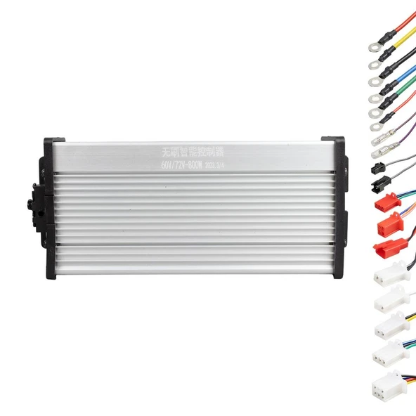 Powermaster SD-21468 60V-72V 800 Watt Elektrikli Bisiklet Ve Scooter Beyni Akıllı Güç Kontrol Beyin Ünitesi