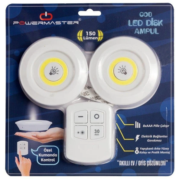 Powermaster Cob Led Kabin Ampul Kumandalı - 2