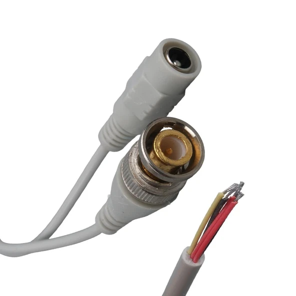 Powermaster BNC Güvenlik Kablosu DC Dişi Jack 5.5X2.1 - 2