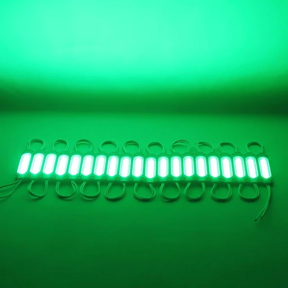 Powermaster 12 Volt 2 Watt Yeşil Modül Led (68X16 Mm) - 2