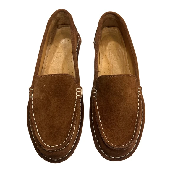 Solmaz Solly MA E225S Hakiki Deri Kadın Babet - Resim 2