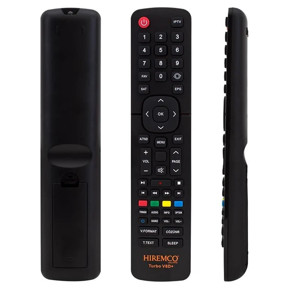 Hiremco Turbo V8D+ Uydu Alıcı Kumandası