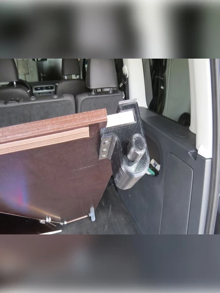 VolksWagen Caddy 4 sabit bagaj kapağı (tamamen katlanabilir ve çıkarılabilir 4parça) set - Resim 5